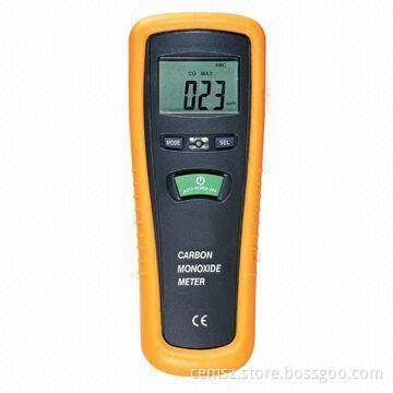 Carbon Monoxide Meter with Super Large 3 1/2-digit Backlight LCD